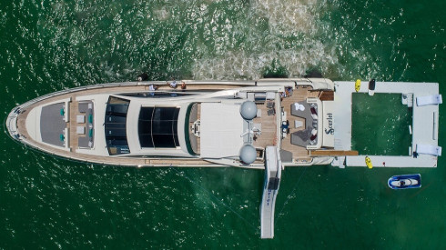 103ft Azimut party boat Miami