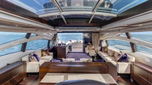 103ft Azimut party yacht rental Miami
