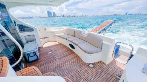 50ft Azimut beach boat rental Miami