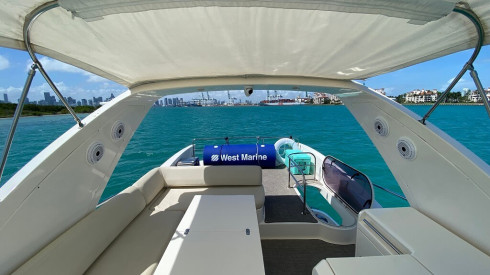 60ft Azimut beach boat rental Miami