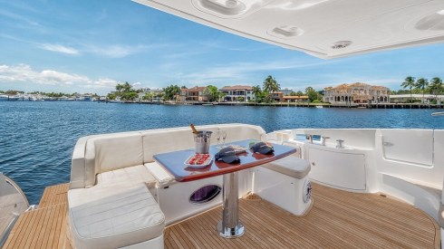 64ft Azimut Miami boat rental with captain