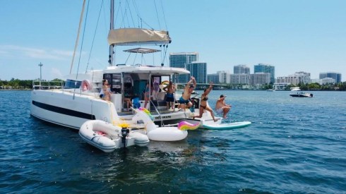 40ft Bali Catamaran yacht charter Miami