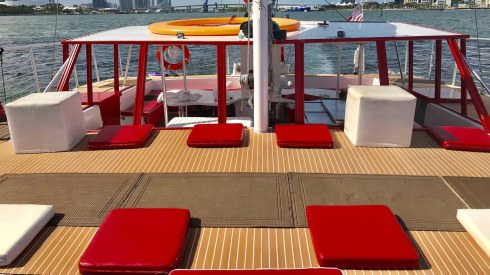 50ft Catamaran yacht rental Miami
