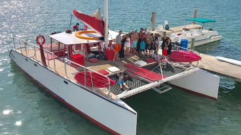 50ft Catamaran boat rental Miami