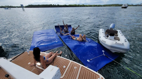 65ft Fairline party boat charter Miami