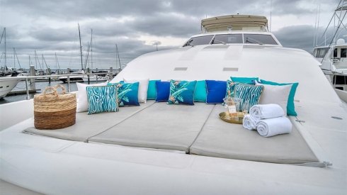 94ft Ferretti party yacht Miami