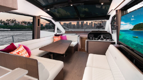 53ft Galeon party yacht charter Miami