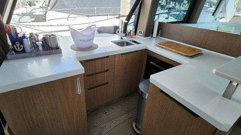 53ft Galeon beach boat charter Miami