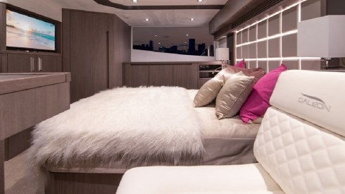 53ft Galeon Miami yacht rental with captain