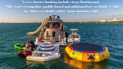 90ft Pershing party yacht Miami