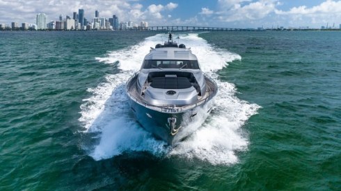 92ft Pershing boat rental Miami