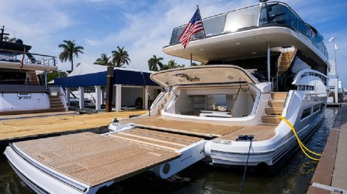 100ft Princess boat charter Miami