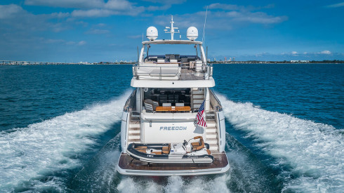 88ft Princess yacht in Miami