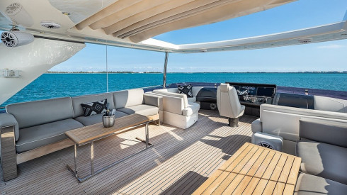 88ft Princess beach boat rental Miami