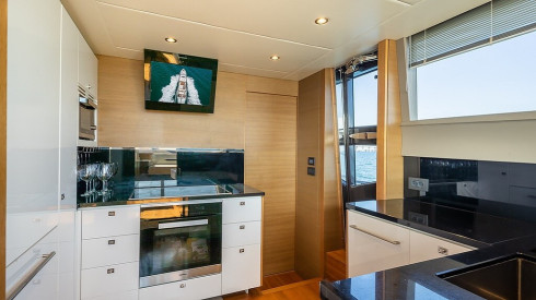 88ft Princess Miami boat rental with captain