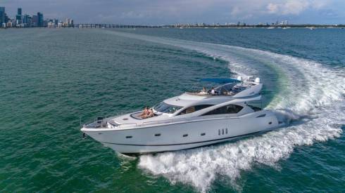 82ft Sunseeker party boat Miami