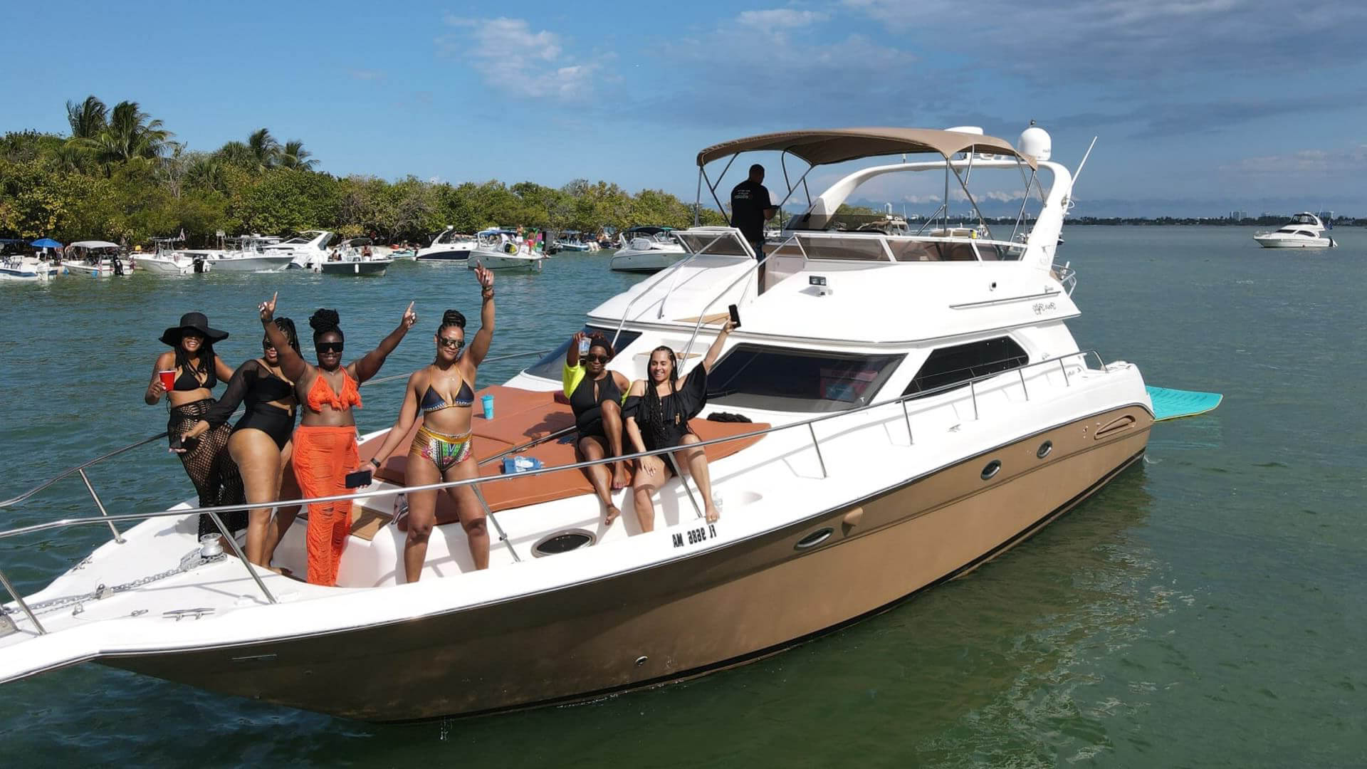 50ft Sea Ray yacht rental Miami