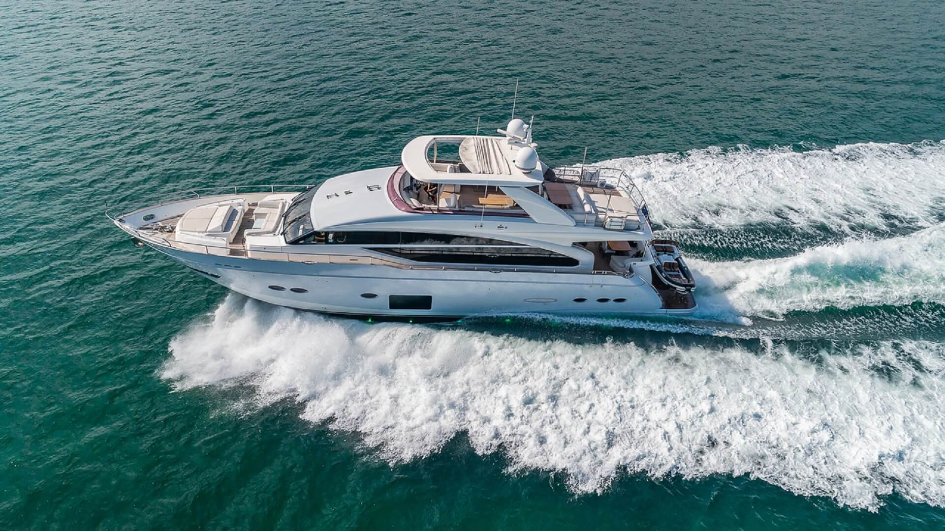 88ft Princess yacht rental Miami