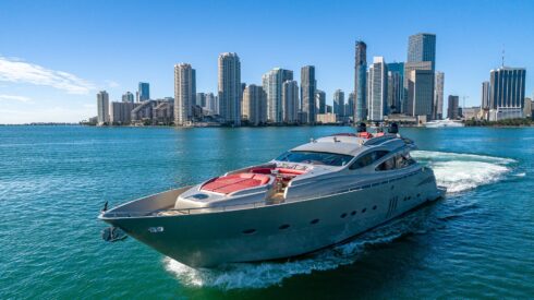 Pershing 90ft Yacht Rental in Miami, Florida  