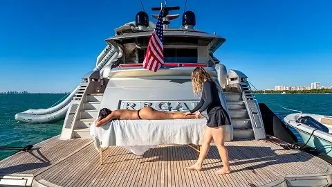 VIP yacht rental add-on